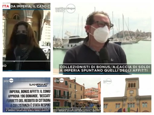 Imperia: una troupe di Canale 5 in città per parlare dei furbetti del bonus affitti (video) Imperia: una troupe di Canale 5 in città per parlare dei furbetti del bonus affitti (video)