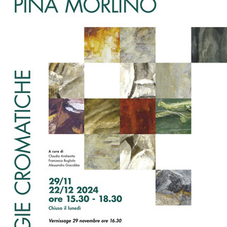 Bordighera, domenica la mostra Elegie Cromatiche” di Pina Morlino Bordighera, domenica la mostra Elegie Cromatiche” di Pina Morlino
