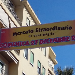 Ventimiglia: domenica 27 dicembre, mercato straordinario ed evento corale ai mercatini di Natale