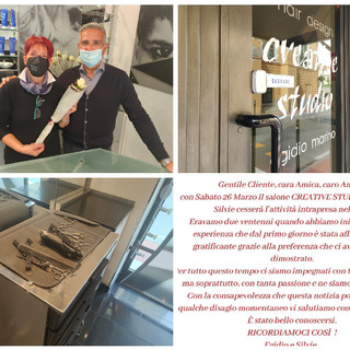 Imperia, chiude lo storico 'Creative Studio' di Porto Maurizio. Egidio e Silvie: "Ricordiamoci così, come siamo oggi" (videointervista)