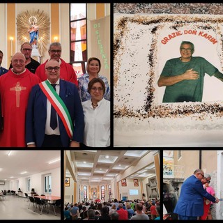 Don Karim lascia Vallecrosia, comunità riunita per salutare e ringraziare il parroco di Maria Ausiliatrice: "Ti vogliamo bene" (Foto e video) Don Karim lascia Vallecrosia, comunità riunita per salutare e ringraziare il parroco di Maria Ausiliatrice: "Ti vogliamo bene" (Foto e video)