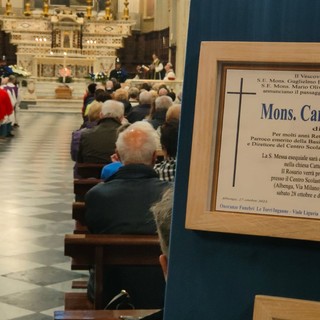In San Giovanni a Imperia messa di suffragio e ultimo saluto a monsignor Ruffino
