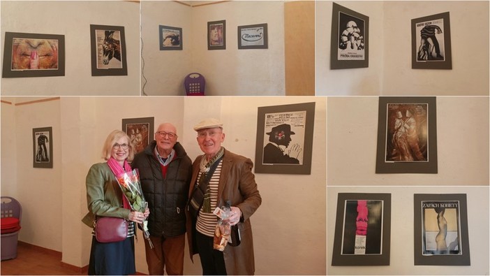 "Il cinema italiano nei manifesti cinematografici della Polonia" in mostra a Bordighera (Foto e video)