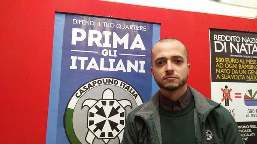 Casapound a Imperia, intervista al responsabile provinciale Matteo Diana. "Ci ispiriamo ai valori del fascismo. La gente? E' con noi"