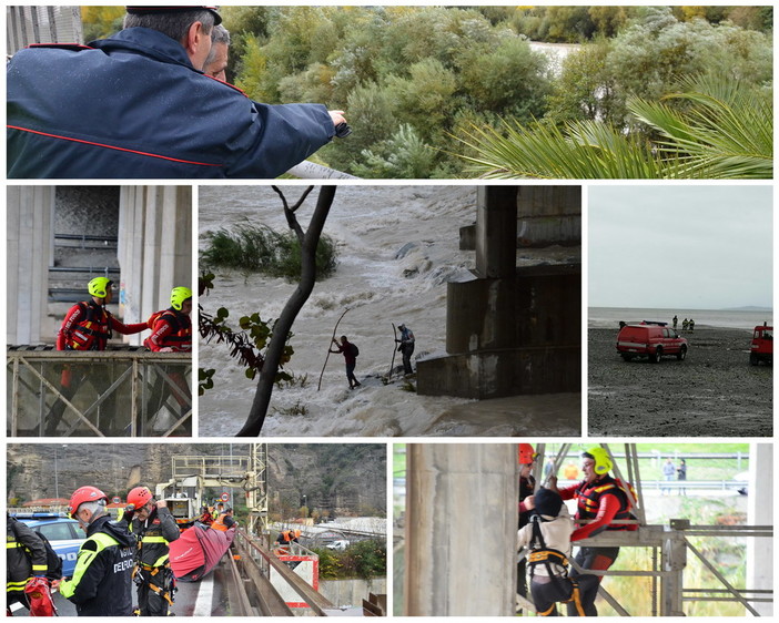 Ventimiglia: proseguono le ricerche del migrante disperso da questa mattina sul fiume Roja (Foto e Video)