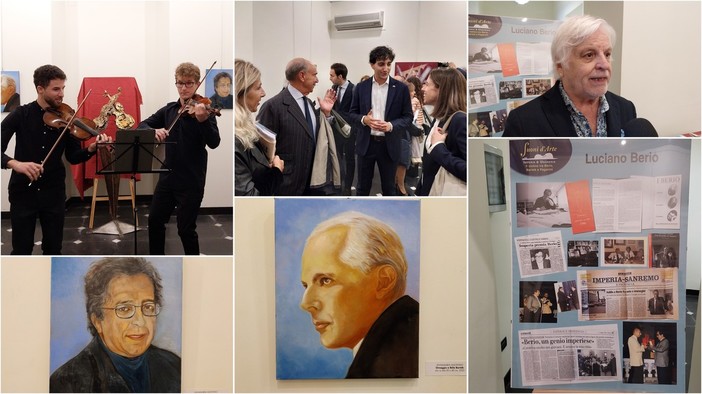 Galleria "Il Rondò", inaugurata la mostra "Suoni d'Arte" in ricordo di Luciano Berio (foto)
