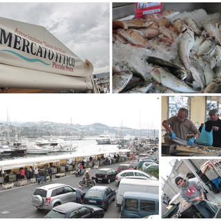 Il mercato ittico e i pescatori al Porto Vecchio Il mercato ittico e i pescatori al Porto Vecchio