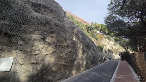 Ventimiglia, messa in sicurezza della parete rocciosa a San Secondo: conclusi i lavori (Foto)