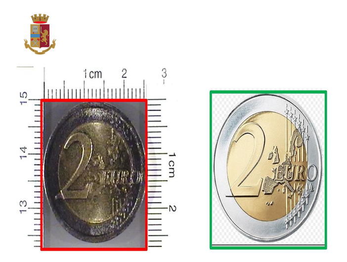 Sanremo: cerca di cambiare 50 monete false da 2 euro, arrestato un 56enne dalla Polizia