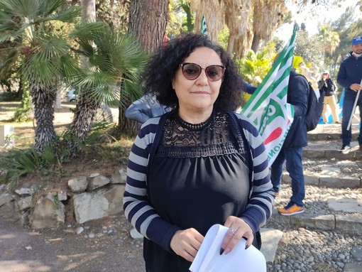 Milena Speranza, segretaria generale della Uil FPL Liguria
