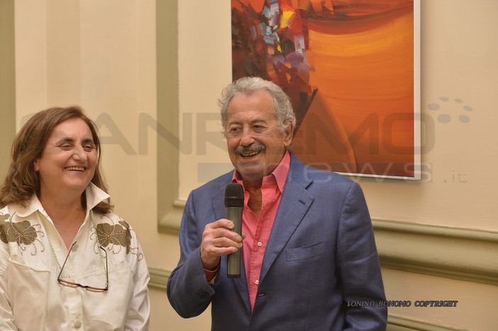 Sanremo: inaugurata ieri la mostra 'L’universalismo' di Rodolfo Viola. Le foto di Bonomo