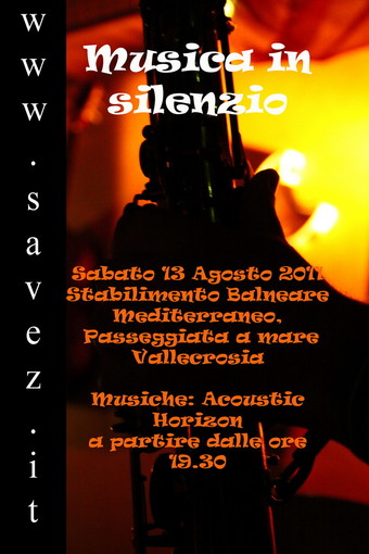 Vallecrosia: sabato 13, inaugurazione mostra 'Musica in Silenzio' di Saverio Chiappalone