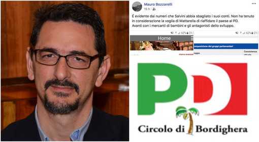 Bordighera: 'caso Bozzarelli', il PD annuncia "Abbiamo segnalato l'accaduto alla Guardia di Finanza e chiesto alla Segreteria Nazionale che si proceda per vie legali"