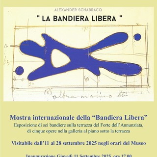 Ventimiglia: il Forte dell'Annunziata ospita l'inaugurazione della mostra "La Bandiera Libera" Ventimiglia: il Forte dell'Annunziata ospita l'inaugurazione della mostra "La Bandiera Libera"