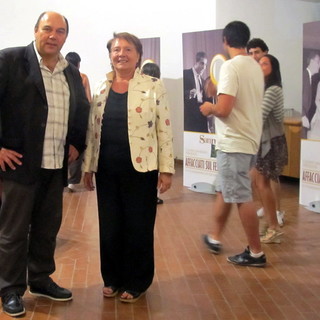 Claudio Porchia con Maria Teresa Garibaldi Claudio Porchia con Maria Teresa Garibaldi