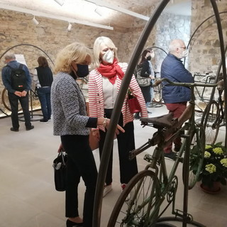 Sanremo: aperta al pubblico la mostra 'Dal velocipede alla bicicletta da corsa' al Forte di Santa Tecla (foto) Sanremo: aperta al pubblico la mostra 'Dal velocipede alla bicicletta da corsa' al Forte di Santa Tecla (foto)