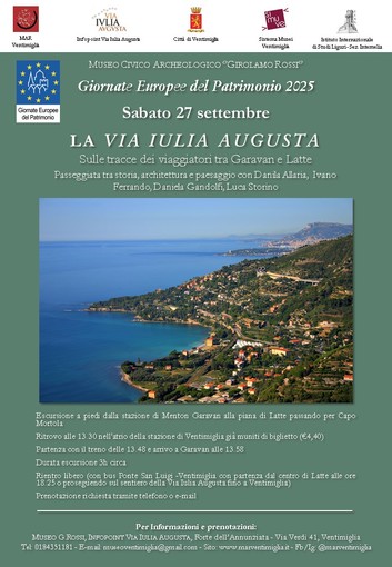 Ventimiglia: “Architetture, l’arte di costruire” prende vita lungo la Via Iulia Augusta Ventimiglia: “Architetture, l’arte di costruire” prende vita lungo la Via Iulia Augusta