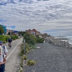 Giornalisti francesi alla scoperta di Riva Ligure e della pista ciclabile della Riviera dei Fiori Giornalisti francesi alla scoperta di Riva Ligure e della pista ciclabile della Riviera dei Fiori