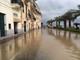 Ospedaletti: le foto dei danni provocati dal nubifragio, strade e negozi allagati sul lungomare