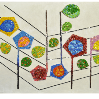 #Sanremo2017: i mosaicisti del laboratorio I'M Italian Mosaic realizzano il mosaico "Note di fiori" #Sanremo2017: i mosaicisti del laboratorio I'M Italian Mosaic realizzano il mosaico "Note di fiori"