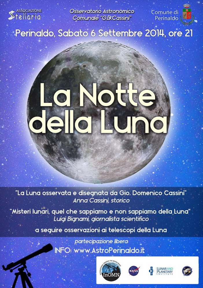 Perinaldo: domani, serata di osservazione e conferenze per la giornata internazionale 'InOMN'