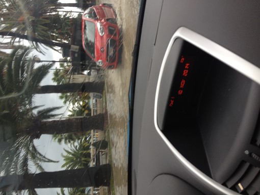 Sanremo: corso Imperatrice e corso Marconi allagate dopo il nubifragio