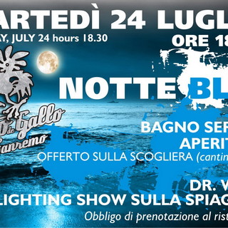 Sanremo: domani sera speciale Notte Blu al Pico de Gallo