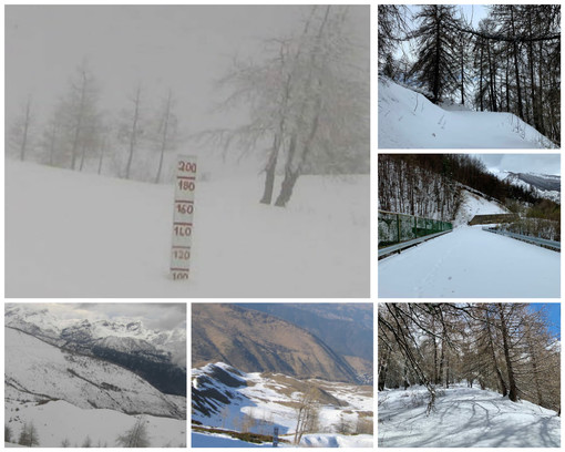 Il maltempo ha imbiancato i monti dell'entroterra imperiese, un metro di neve scesa a Monesi (foto) Il maltempo ha imbiancato i monti dell'entroterra imperiese, un metro di neve scesa a Monesi (foto)