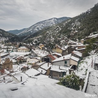 Valle Argentina completamente imbiancata dalla neve: le FOTO ed il VIDEOSERVIZIO dai paesi dell'entroterra