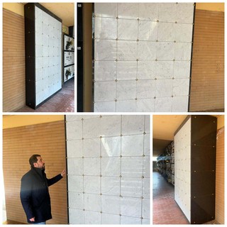 Vallecrosia, conclusi i lavori: spuntano nuovi ossari e cinerari nel cimitero (Foto)