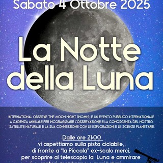 Ospedaletti sotto la Luna: una serata di osservazione celeste aperta a tutti Ospedaletti sotto la Luna: una serata di osservazione celeste aperta a tutti