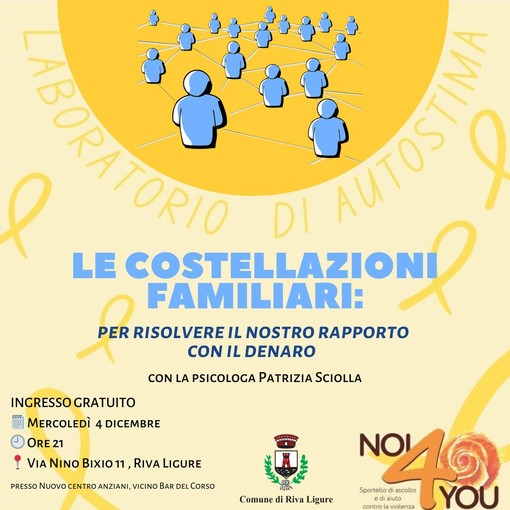 "Costellazioni e Denaro": a Riva Ligure un incontro per esplorare il rapporto con la ricchezza