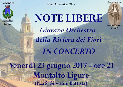 Montalto Ligure: domani, concerto della Giovane Orchestra della Riviera dei Fiori