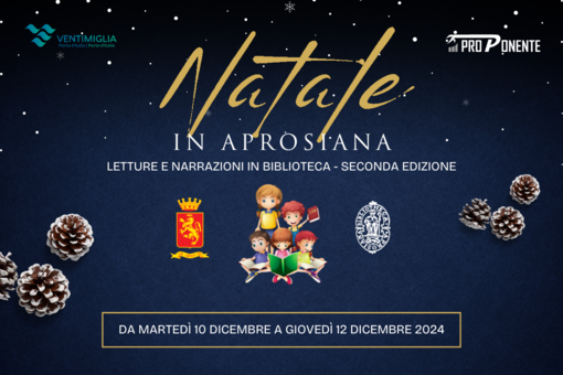 Ventimiglia, riparte il progettto “Natale in Aprosiana – Letture e narrazioni in biblioteca” Ventimiglia, riparte il progettto “Natale in Aprosiana – Letture e narrazioni in biblioteca”