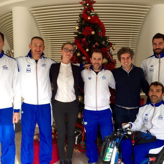 I paraolimpionici della nazionale italiana di triathlon, ospiti all’Hotel Riviera dei Fiori di San Lorenzo al Mare I paraolimpionici della nazionale italiana di triathlon, ospiti all’Hotel Riviera dei Fiori di San Lorenzo al Mare