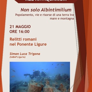 Ventimiglia, l’Area Archeologica di Nervia ospita un nuovo appuntamento del ciclo “Non solo Albintimilium - Incontri all’Antiquarium” Ventimiglia, l’Area Archeologica di Nervia ospita un nuovo appuntamento del ciclo “Non solo Albintimilium - Incontri all’Antiquarium”
