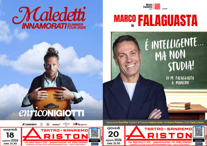 Sanremo, musica e comicità all'Ariston con Enrico Nigiotti e Marco Falaguasta Sanremo, musica e comicità all'Ariston con Enrico Nigiotti e Marco Falaguasta