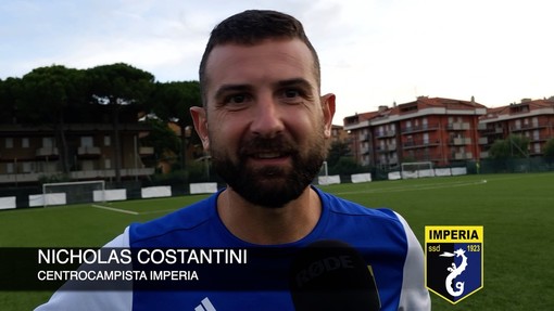 Calcio, Imperia. Le pennellate di Costantini stendono la Cairese: "Tra le due punizioni scelgo la prima. Mister Buttu fuori categoria" (video)