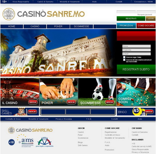 Sempre più divertente il sito di gioco online del Casinò, nuovo look anche per quello istituzionale Sempre più divertente il sito di gioco online del Casinò, nuovo look anche per quello istituzionale