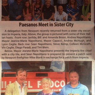 Imperia: le Vele d'Epoca sul periodico americano "Newport This Week". Il commento del presidente del Consiglio Comunale, Diego Parodi