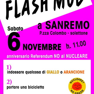 Sanremo: sabato un 'flash mob' per ricordare il "No al Nucleare" Sanremo: sabato un 'flash mob' per ricordare il "No al Nucleare"