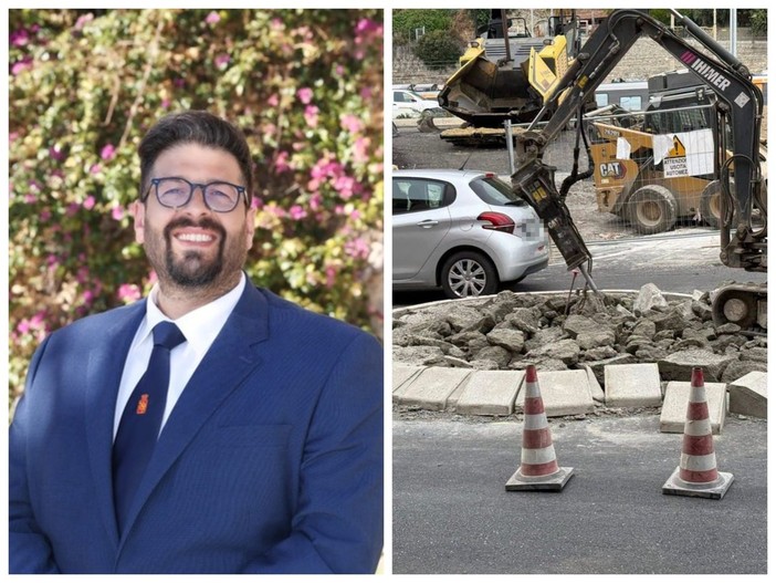 Ventimiglia, rotonda in corso Genova demolita. Martinetto presenta un'interrogazione urgente: "Chiarire le responsabilità"