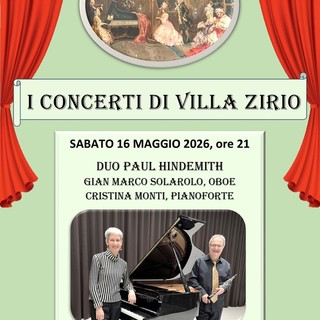 Sanremo, Villa Zirio ospita il Duo Paul Hindemith in concerto sabato 16 maggio