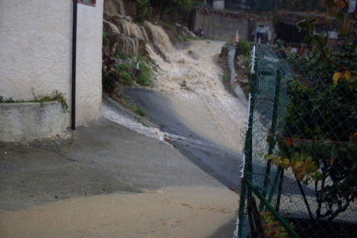 Sanremo: i danni in zona San Pietro dopo il passaggio del nubifragio