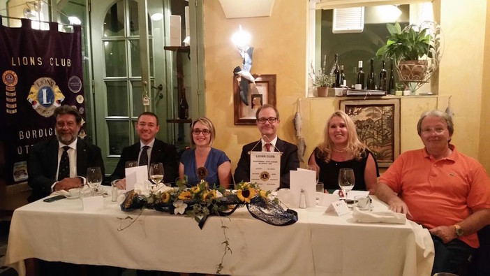 Bordighera: presentazione del nuovo anno sociale per il Lions Club 'Otto Luoghi'