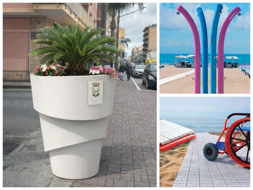 Vallecrosia cambia volto, nuovo look per centro cittadino e spiagge. Perri: "Investimento da circa 170mila euro" (Foto) Vallecrosia cambia volto, nuovo look per centro cittadino e spiagge. Perri: "Investimento da circa 170mila euro" (Foto)