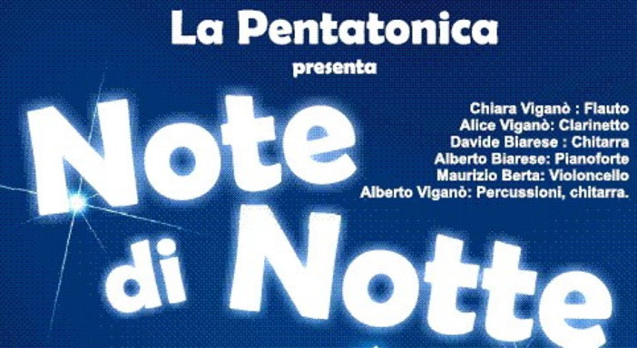 Costarainera: Note di Notte venerdì con la 'Pentatonica' diretta dal maestro Alberto Viganò Costarainera: Note di Notte venerdì con la 'Pentatonica' diretta dal maestro Alberto Viganò
