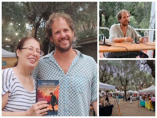 Orso Tosco presenta "La malinconia del tartufo" al Bordighera Book Festival (Foto e video) Orso Tosco presenta "La malinconia del tartufo" al Bordighera Book Festival (Foto e video)