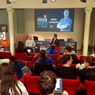 Orientamenti, Assessore Ferro all'incontro con Attilio Lombardo: "Una preziosa occasione per ricordare i valori educativi dello sport"