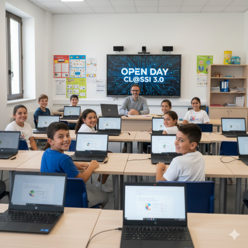 Sanremo, la scuola “G. Pascoli” apre le porte alle future Cl@ssi 3.0